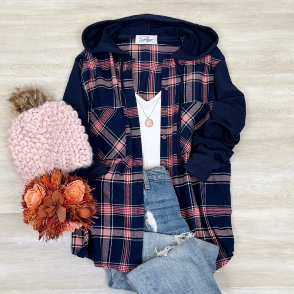 Brooke Hooded Flannel